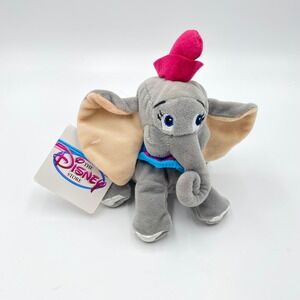 Disney The Store Dumbo 8" Mini Bean Bag Plush Elephant‎ Toy with Tags